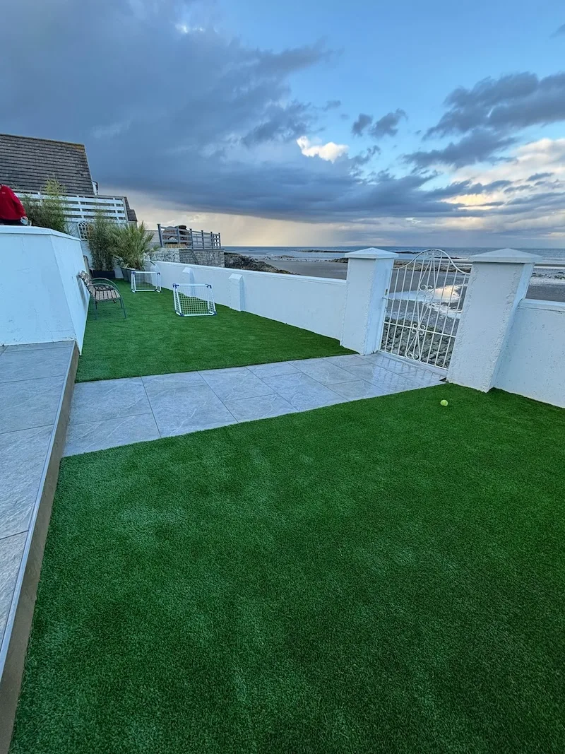 Grass example in garden